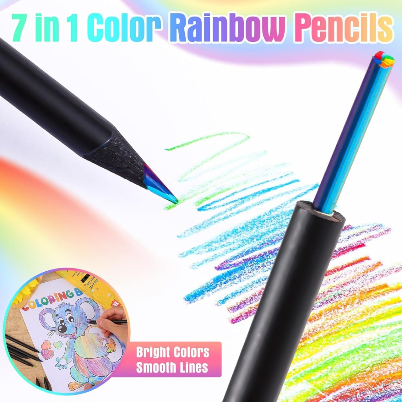 Rainbow Colouring Pencil Set