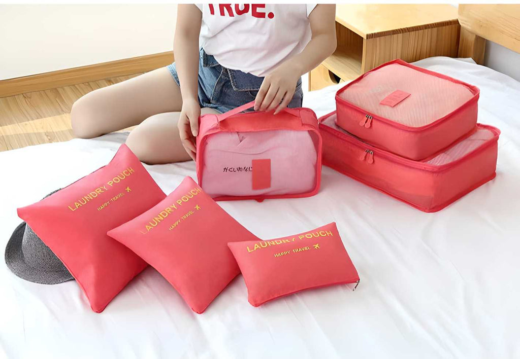 6-Piece Travel Packing Cube Set