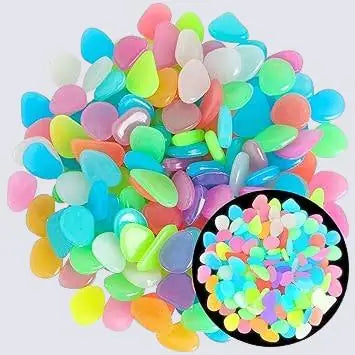 Glow-in-the-Dark Decorative Pebbles
