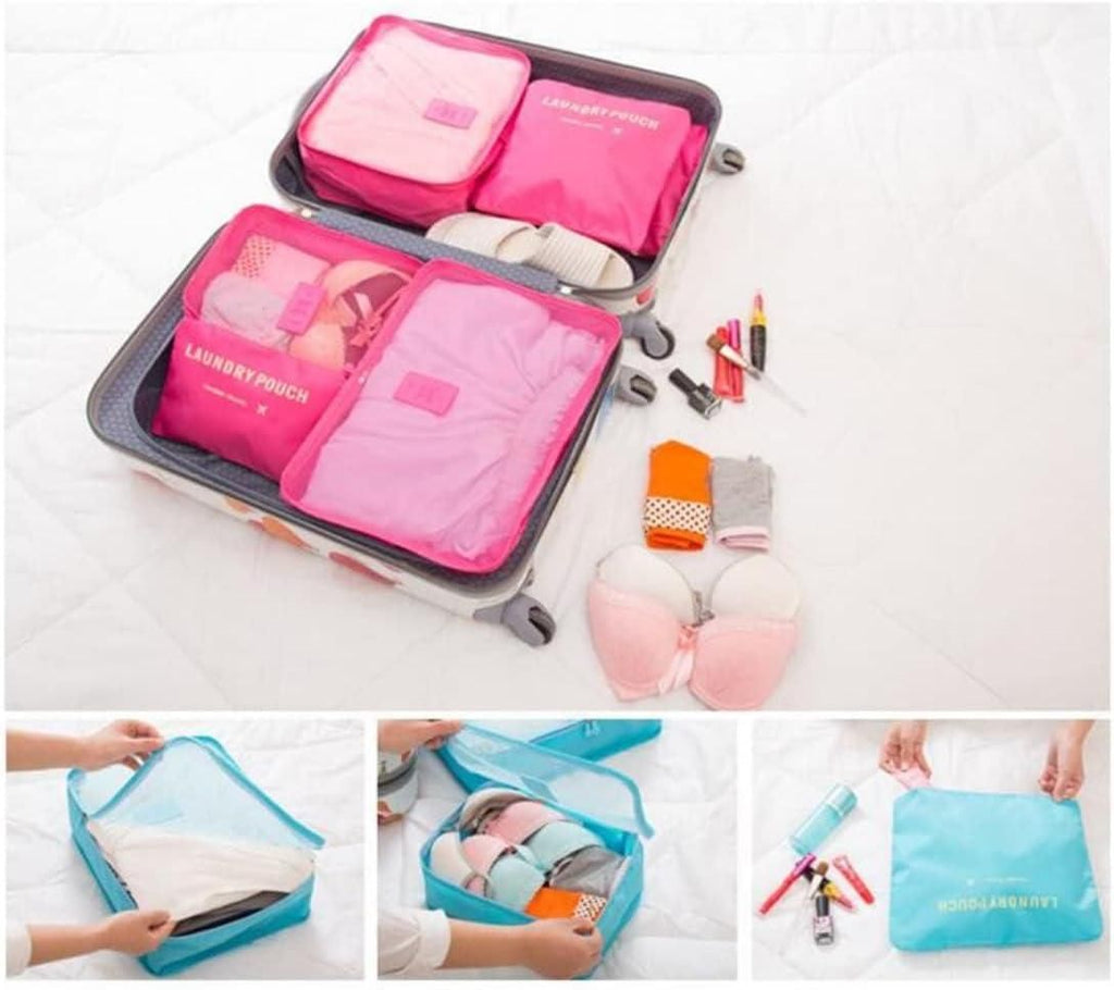 6-Piece Travel Packing Cube Set