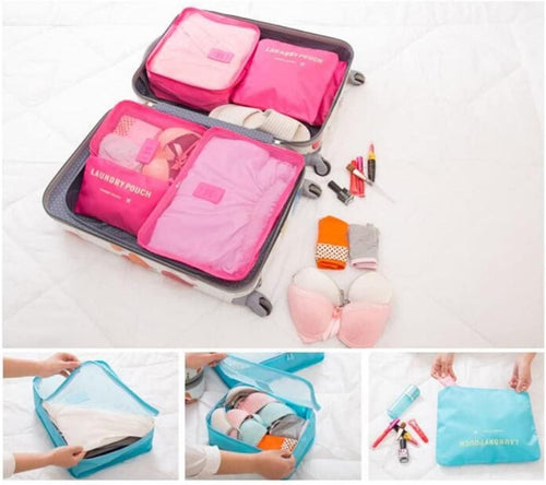 6-Piece Travel Packing Cube Set