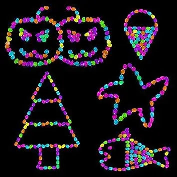 Glow-in-the-Dark Decorative Pebbles
