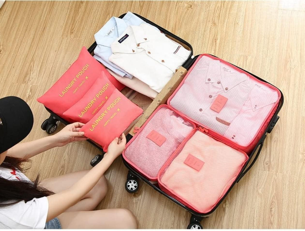 6-Piece Travel Packing Cube Set