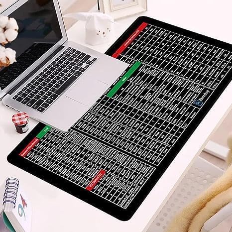 Anti-Slip Shortcut Keyboard Desk Pad
