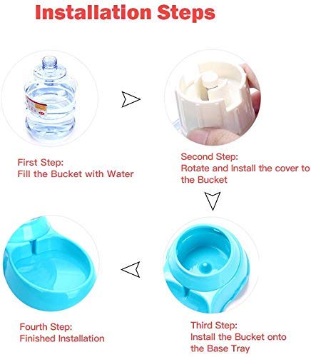 3.5L Gravity Pet Water & Food Dispenser