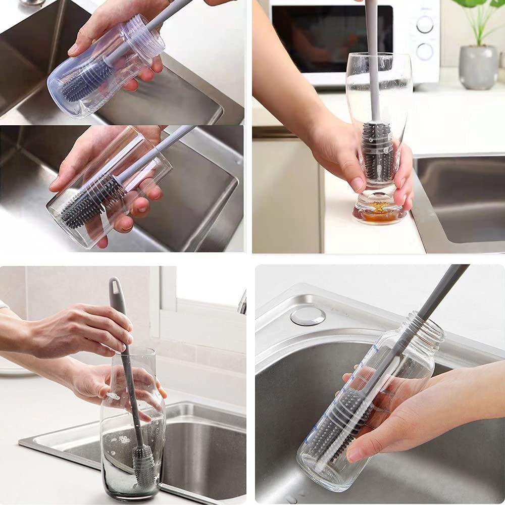 Long-Handle Bottle Cleaning Brush