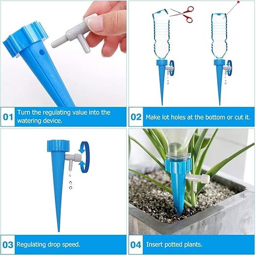 10-Piece Drip Irrigation Self-Watering Kit