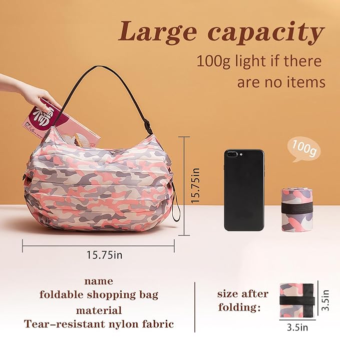 Foldable Reusable Shopping Bag