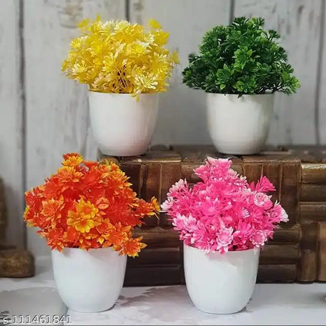 Artificial Plants with Pot (Set of 4)