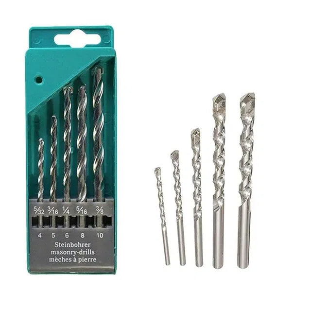5-Piece Masonry Drill Bit Set