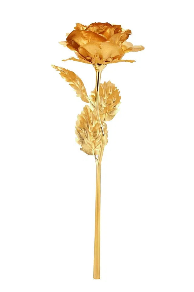 Decorative 24K Golden Artificial Rose