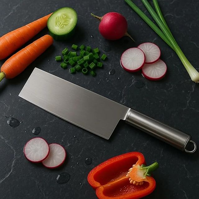 Stainless Steel Vegetable Cleaver Knife