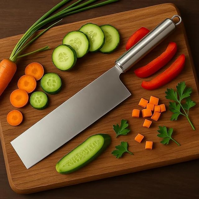 Stainless Steel Vegetable Cleaver Knife