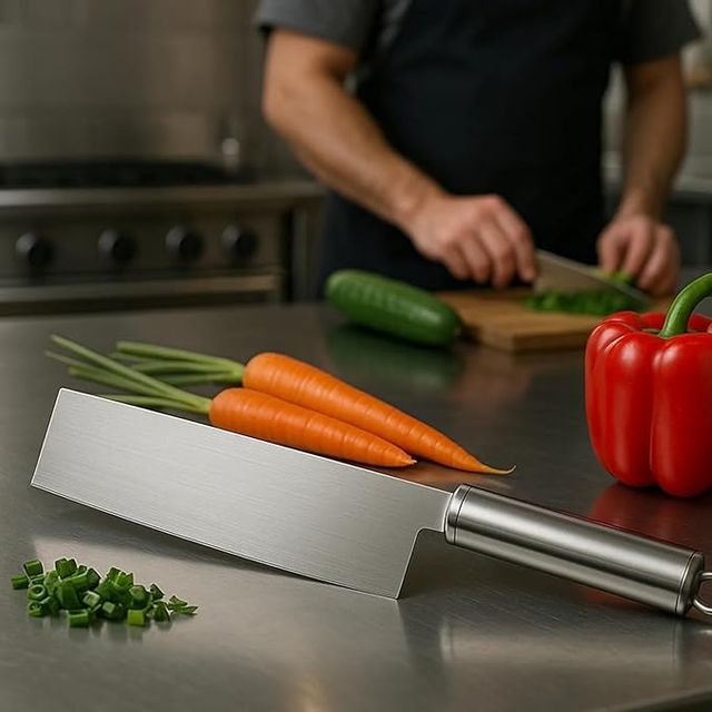Stainless Steel Vegetable Cleaver Knife